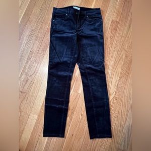 LOFT Black Velvet Pants - Modern Skinny Fit